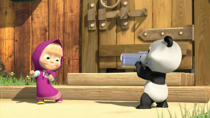 Masha E Orso Il Giorno Del Bucato
