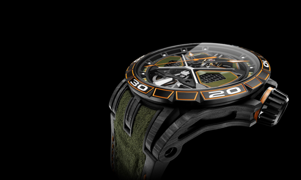 Roger Dubuis lancia l'Excalibur Spider Huracán Monobalancier (MB)