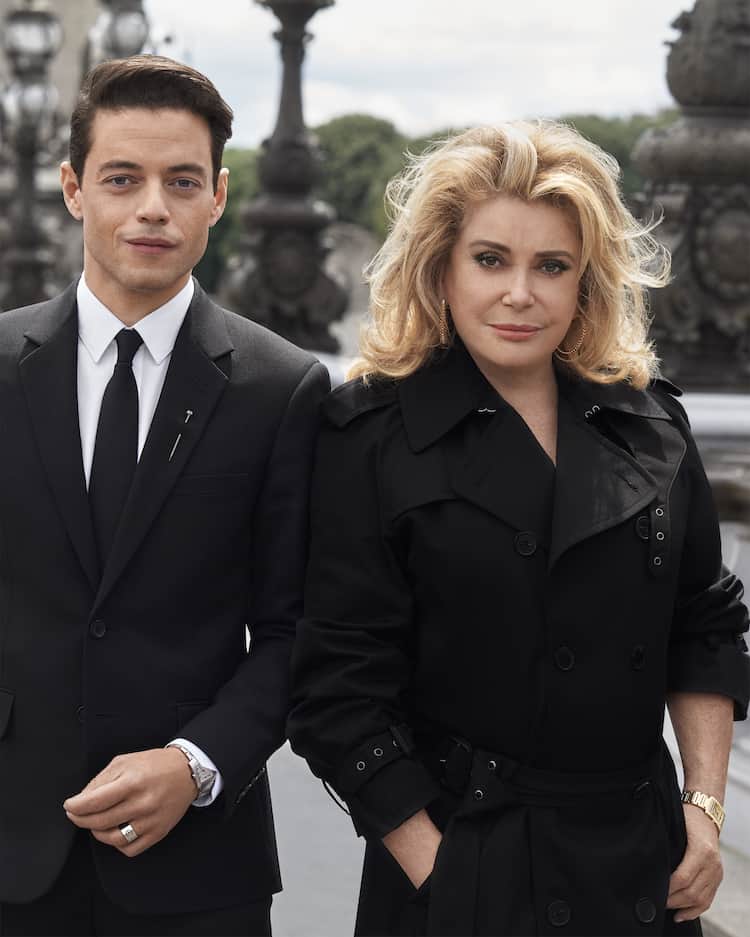 Rami Malek e Catherine Deneuve per Cartier